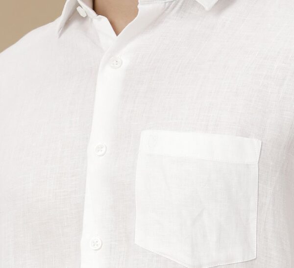 Pure Linen shirt 100 lea - Image 2